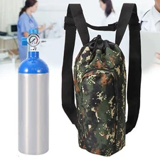 (Army Green) Oxygen Tank Backpack 2L Oxygen Cylinder Bag Portable Oxygen NEW
