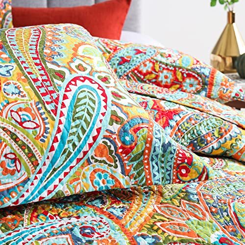 Cotton Bedspread Quilt Sets, 3 Queen (90 by98inch) Yellow Cotton Bedspread Quilt Sets, 3 Queen (90 by98inch) Yellow
