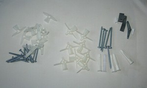  WALL ANCHORS #10 x 2-1/2” & TWO TYPES HOLLOW WALLS ANCHORS LOT