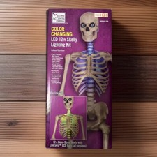 BRAND NEW 12 Ft Skeleton Skelly LED Home Accents Holiday Lighting Kit Home Depot