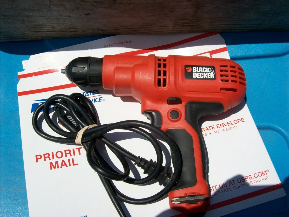 Black & Decker DR260 5.2 Amp 3/8 in. Corded Drill - Orange