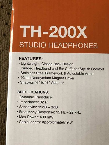 TASCAM / TEAC TH-200X Studio Headphones | Brand New in Box - 第 3/5 張圖片
