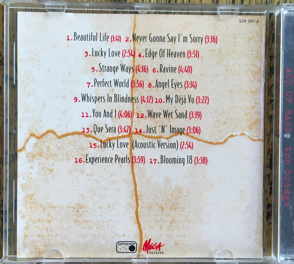 Ace Of Base・The Bridge・CD・℗1995 Mega Records・VG! - Bild 3 von 4