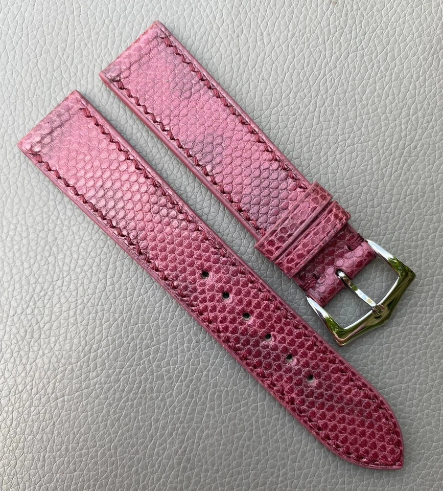 粉红色正品蛇纹皮革表带 s 14 1516 18 19 20 21 22 23 24 25 26 — 第 2/4 张图片