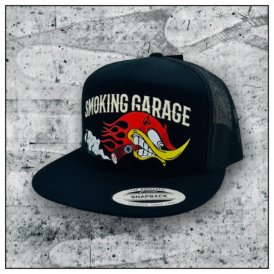 Truckercap Mesh Smoking Garage USA v8 Snapback verstellbar Cap Baseballmütze