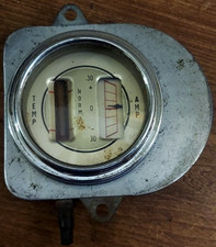 1935 1936 Ford Temp Amp Gauge Cluster 1930s Jalopy Temperature Roadster