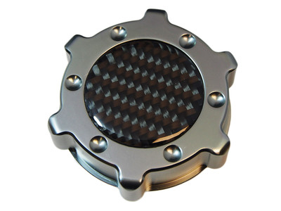 VMS FITS DODGE CHALLENGER CHARGER HELLCAT ENGINE OIL CAP GUNMETAL CARBON FIBER 