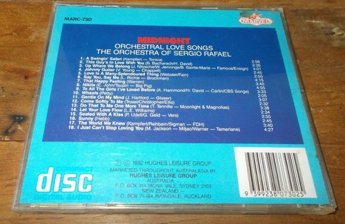MIDNIGHT ORCHESTRAL LOVE SONGS CD UP WHERE WE BELONG SEALED WITH A KISS - Picture 2 of 2