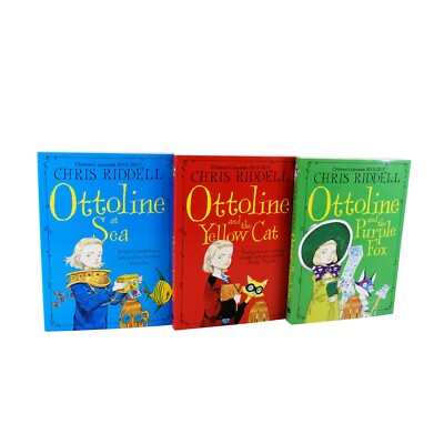 Ottoline Series 3 Books Children Collection Paperback Set By Chris Riddell