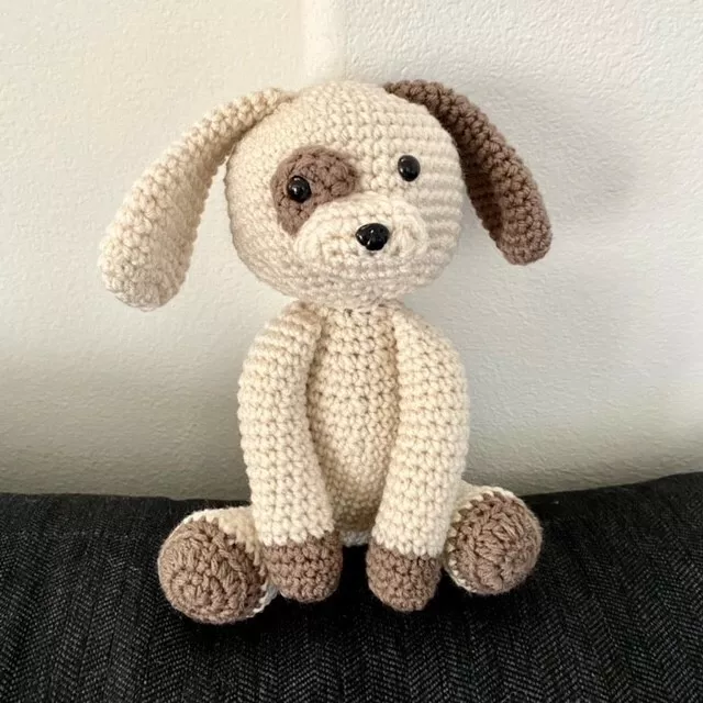 Crochet Stuffed Animal Stuffed Dog Toy Crochet Dog Amigurumi Dog (SGZ066)