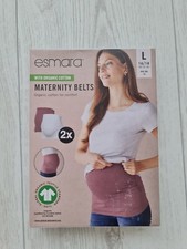 2er Pack, Umstandsgürtel, Gr. L 16-18. Bio Baumwolle.  Nagelneu 