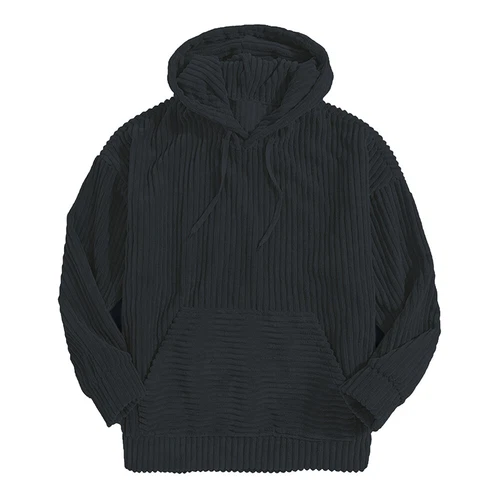Herren Cord Bluse Hoodie Tops Training Freizeit Kapuze Mantel Pullover Sweatshirts - Bild 15 von 32