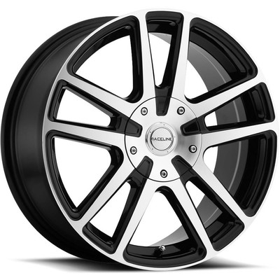 15x7 Raceline 145M Encore 4x100/4x108 40 Machined Black Wheels Rims Set(4) 72.62