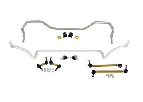 Kit de barra estabilizadora delantera y trasera Whiteline BMK008 para 09-15 Mitsubishi Lancer Ralliart Foto 3 de 4