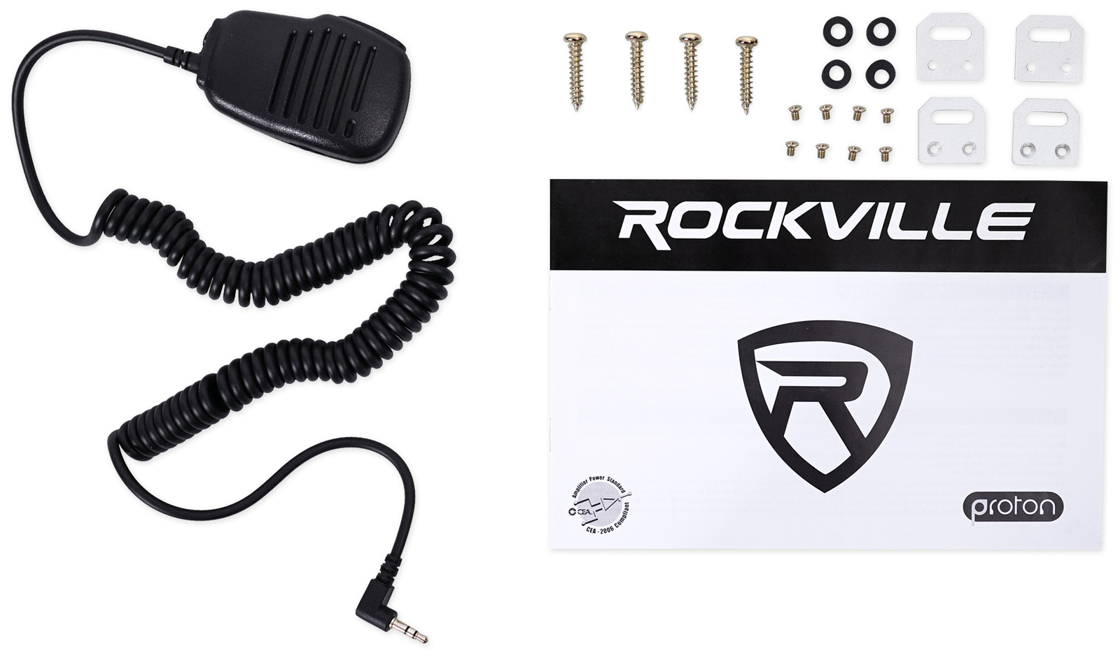 Rockville RXM-S30 Micro Усилитель для морских пехотинцев квадроциклов мощностью 2400 Вт пиковый 4 канала 4x150 Вт Комплект усилителей