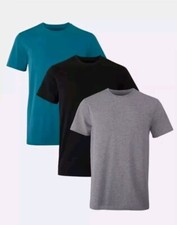 Hanes Originals Men's Moisture Wicking Stretch 3-Pack Cotton T-Shirts - Small