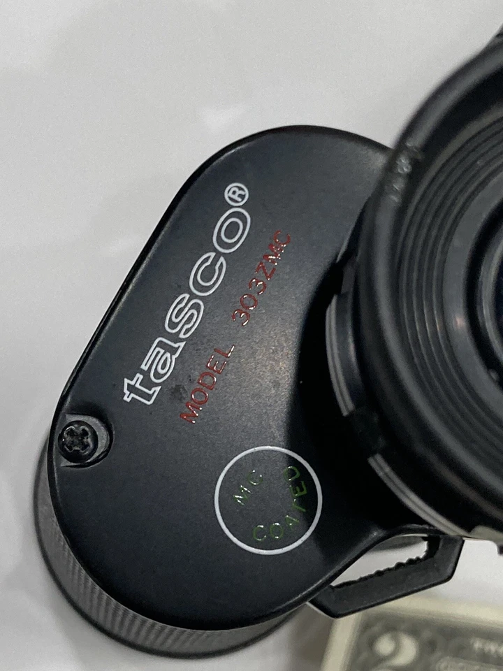  Tasco fully coated lens binoculars optics model 303 zmc 7×35 114m,1000m case $$ - Image 4 of 4
