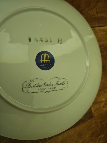 VINTAGE RARE ARDALT #N4451 B MADE IN ITALY PLATE - Picture 4 of 5