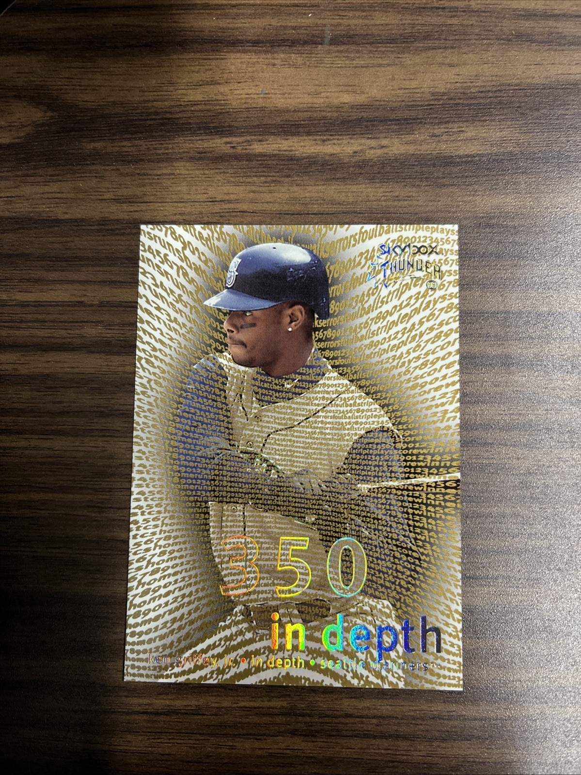 1999 Skybox Thunder - In Depth Ken Griffey Jr #5 ID Seattle Mariners MLB HOF