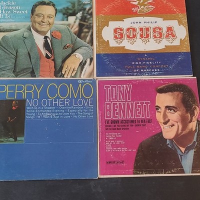 Gleason Como Bennett Sousa LP Vinyl Vocal Marches Capitol RCA Camden Somerset