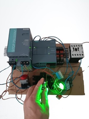 PLC starter kit, teaching set, wired, industrial automation, Siemens TIA