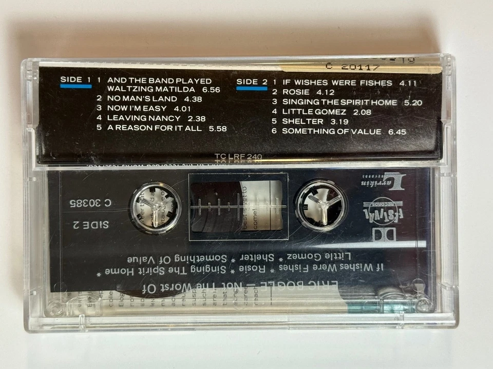 Eric Bogle - Not The Worst Of - SIGNED Cassette Tape 1990 Larrikin Records AUTO - Image 4 of 4