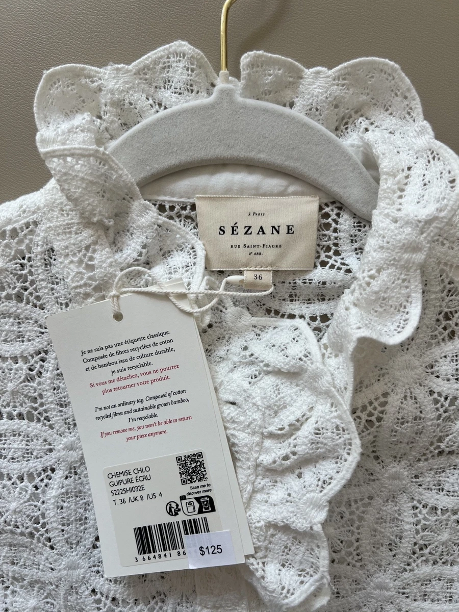 SEZANEレーストップス34 XS〜S トップス : レース＆刺繍コレクション | レディースウェア | Sézane