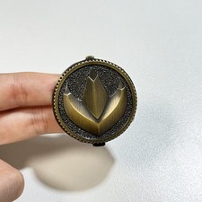 Lightning Weathered Dragon Power Alloy Metal Made for Ranger Cosplay Badge