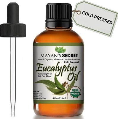 #ad Organic Eucalyptus Smithii Essential Oil USDA Pure Steam Distilled Aromatherapy $13.99