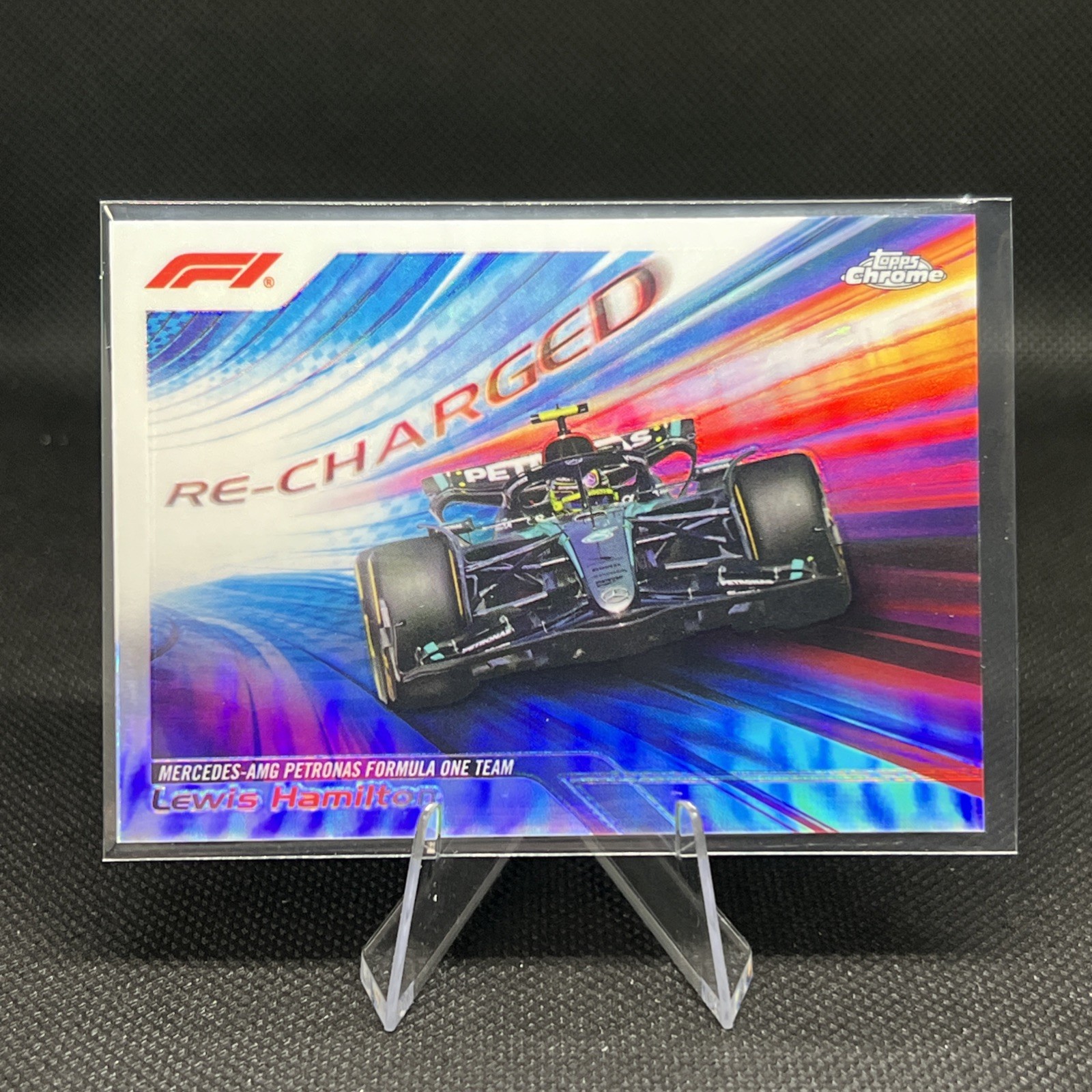 2024 Topps Chrome F1 Recharged #RECH-6 Lewis Hamilton Refractor