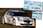 C069 DECAL 1/43 Sebastien Ogier Skoda Fabia S2000 Rally Monte Carlo 2012