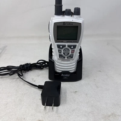 Cobra MR HH350 W FLT 6W schwimmendes UKW-Handfunkgerät - weiß und orange - Bild 1 von 4