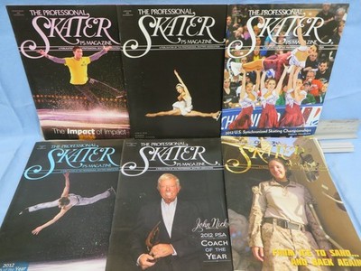 The Professional Skater PS Magazine Figure Skating 2012 6 Issues