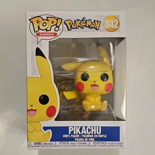 Funko Pop! Vinyl Pokémon Pikachu #842 Games Figure GAME FREAK Yellow 2021