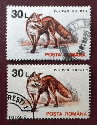 ROMANIA 1993 30L Postally Used & CTO Fox Mi 4905X Scott 3839 XF 8015 - Image 1 of 2