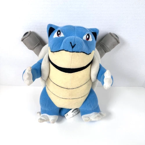 VTG 1999 Pokémon BLASTOISE Plush Toy Doll Play By Play Nintendo Rare 10”