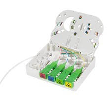 Logilink Scatola di Terminazione Ottica di Appartamento (STOA) FTTH 4x SC/APC co