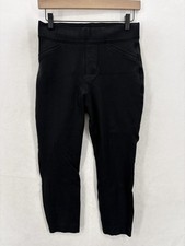 Spanx Perfect Black Pant Back Seam Skinny Pants Womens Medium Petite Stretch