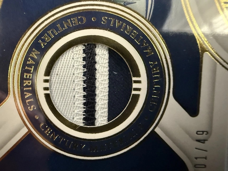 Amari Cooper 2021 National Treasures Century Materials Game Worn /50 CM-AMC - Image 3 of 3