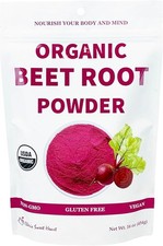 Cherie Sweet Heart Certified Organic Raw Beet Root Powder 16 oz