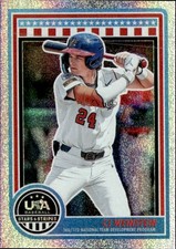 2025 Panini Stars & Stripes USA Baseball #142 CJ Weinstein Speckle