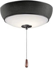 Kichler 380950SBK - LED Bluetooth Speaker Fan Light Kit - Satin Black