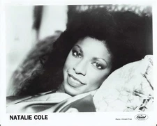 VTG Photo Natalie Cole Singer Actress Beautiful African American Woman Afro