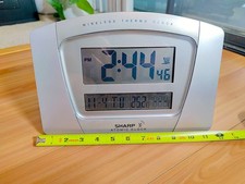 Vintage HUGE SHARP WIRELESS THERMO ATOMIC CLO...