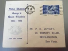 GB STAMPS RARE FIRST DAY COVER 1948 SILVER WEDDING BRIDLINGTON