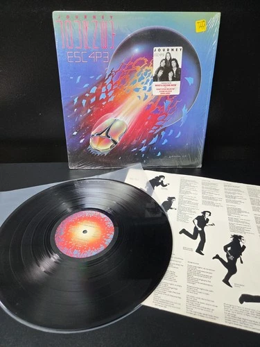 Journey Escape Lp Vinyl 1981 1st 'Masterdisk' Press Shrink/Hype/Insert NM-/EX