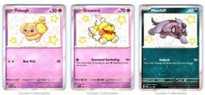 Fidough 069 Greavard 70 Maschiff 071 Shiny Rare Black Star Promo Bundle NM