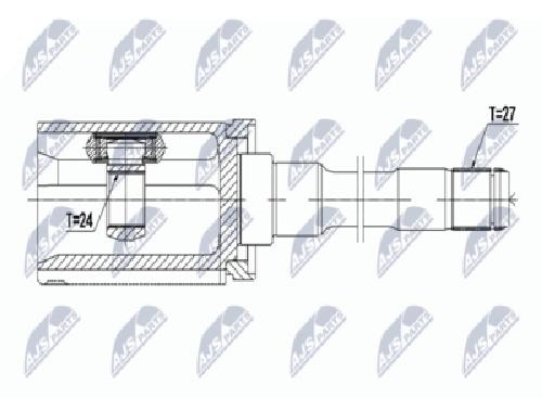Original NTY Joint Set Drive Shaft NPW-BM-062 For BMW