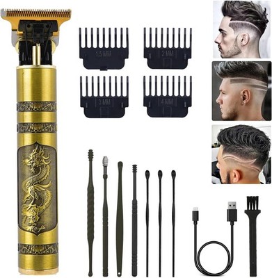 Professional Cordless Hair Trimmer, T-Blade Clippers for Men, Zero Gapped Rec...