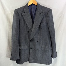 Brioni Blazer Mens Large Wool Double Breasted Made in Italy Courtois San Francis
